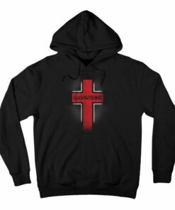 christian cross hoodie