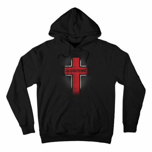 christian cross hoodie