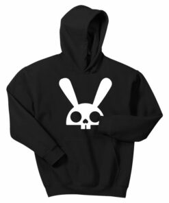 skull bunny hoodie