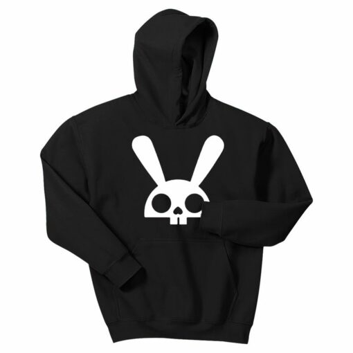 skull bunny hoodie