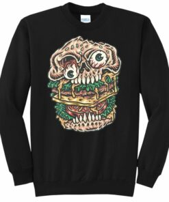 burger sweatshirt