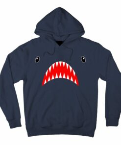 hoodie with shark face