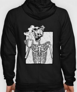 skeloton hoodie