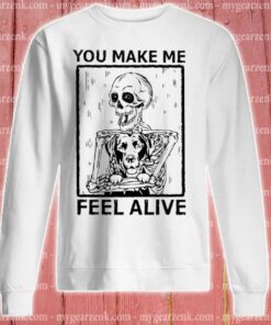 dog skeleton sweatshirt