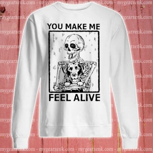 dog skeleton sweatshirt