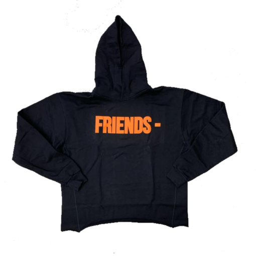 vlone black hoodie friends