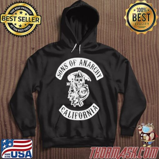 sons of anarchy california hoodie