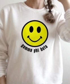 sorority smiley face sweatshirt