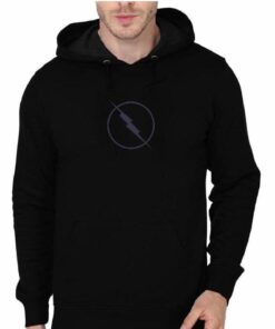 dark black hoodie