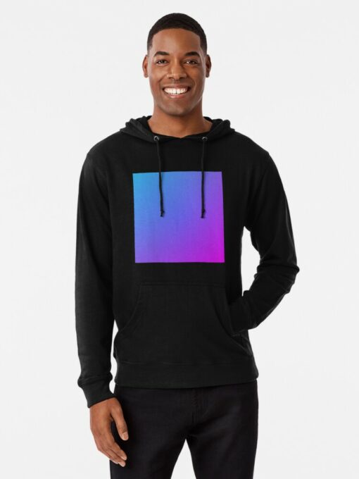 purple and blue hoodie