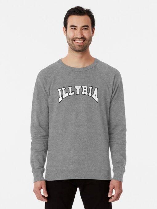 illyria sweatshirt she's the man