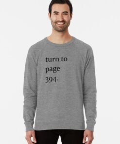 turn to page 394 sweatshirt