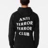 anti terror terror club hoodie