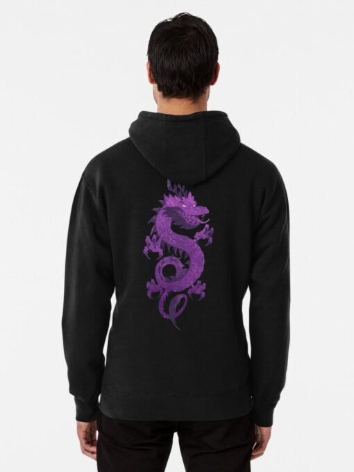 purple dragon hoodie