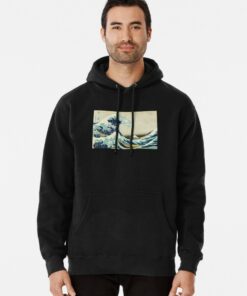 japanese wave painting hoodie