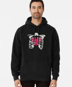 skeleton heart hoodie