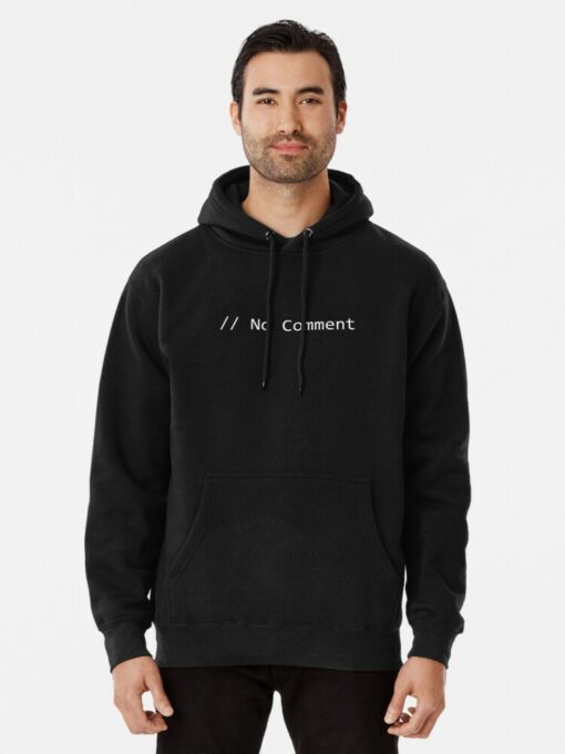 no comment hoodie