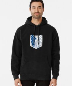 attack on titan pullover hoodie