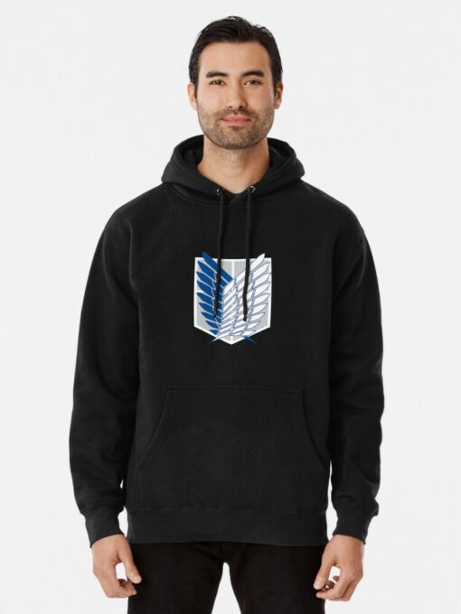 attack on titan pullover hoodie
