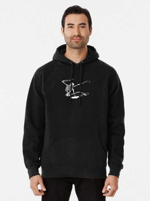 skeleton skateboard hoodie