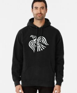 viking raven hoodie