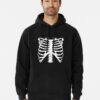hoodie with skeleton