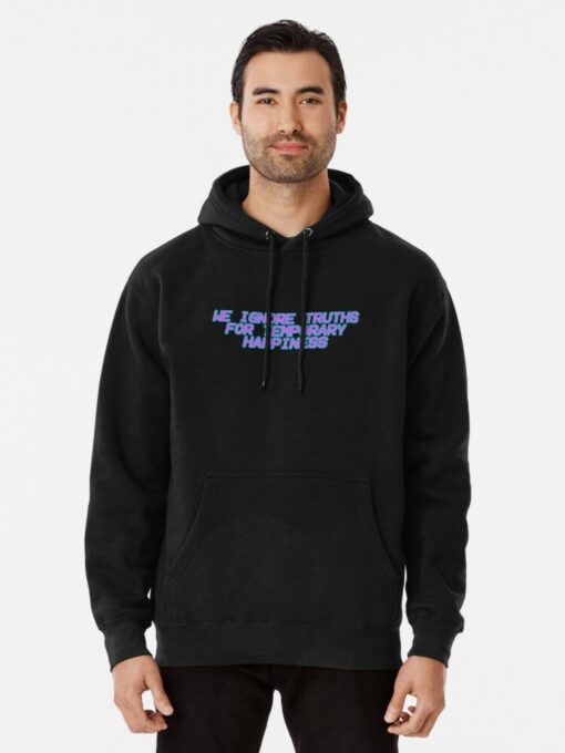 temporary happiness hoodie