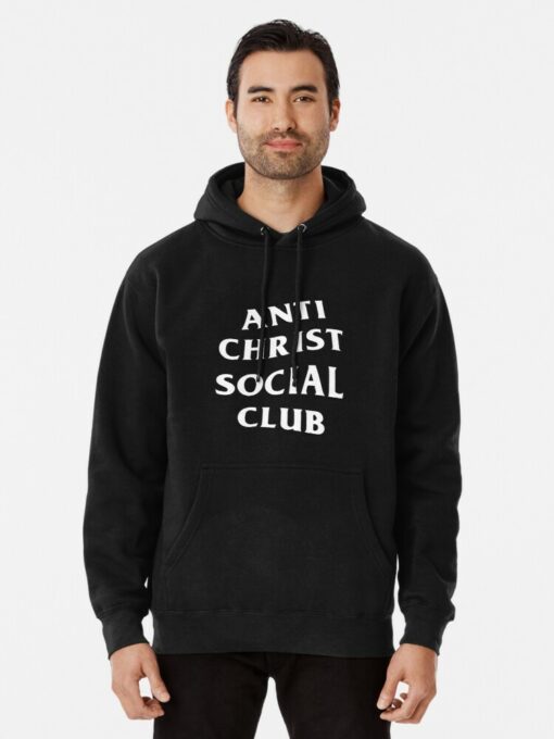 anti social social club spiral hoodie