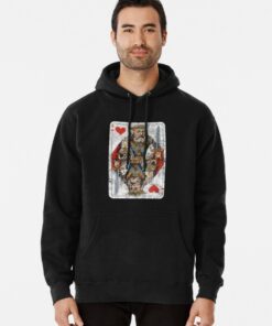 king playing card hoodie