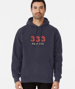 half evil 333 hoodie
