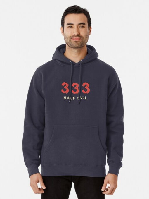 half evil 333 hoodie