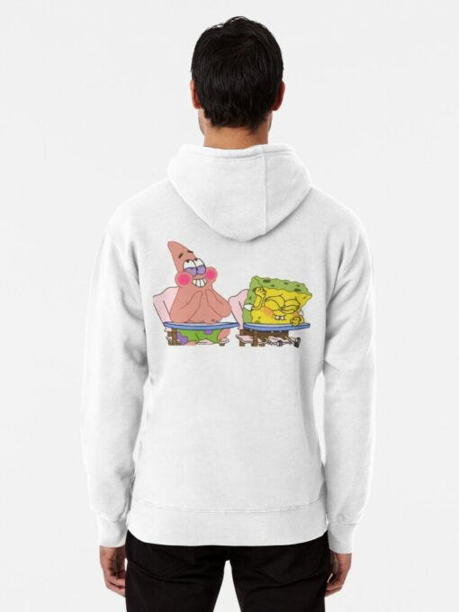 spongebob white hoodie