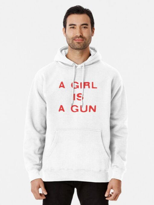 a girl is a gun hoodie