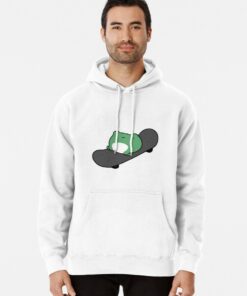 frog riding skateboard hoodie