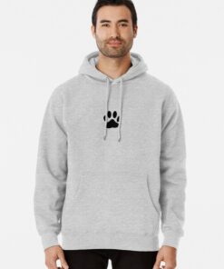 black dog hoodie