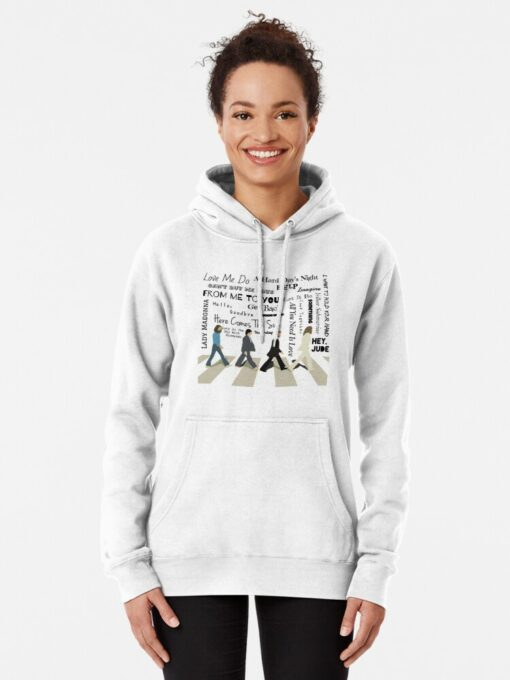 the beatles zip up hoodie