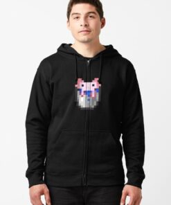 minecraft axolotl hoodie