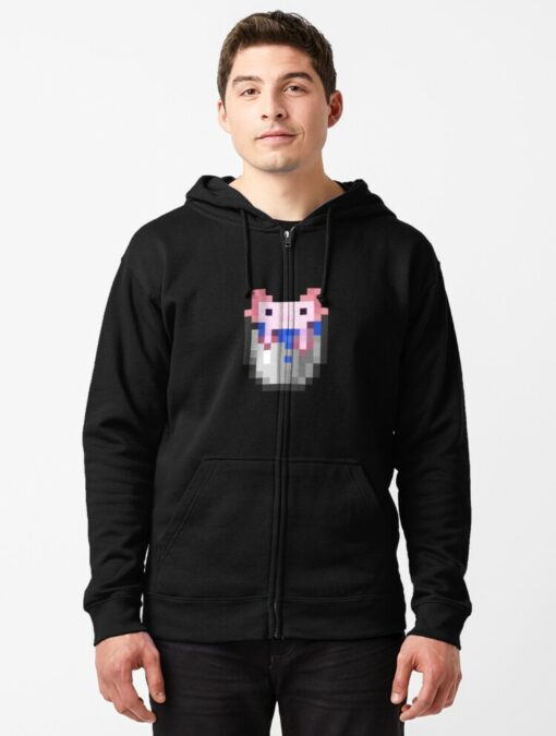 minecraft axolotl hoodie