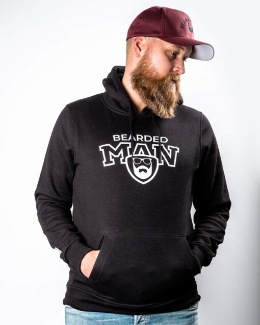 bearded man hoodie