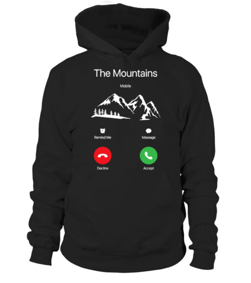 the mountains are calling hoodie