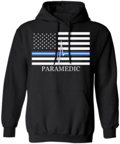 thin white line hoodie