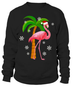 flamingo christmas sweatshirt