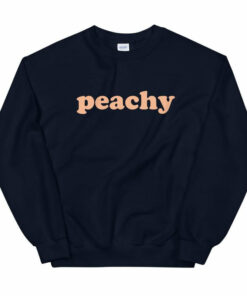 peachy sweatshirt