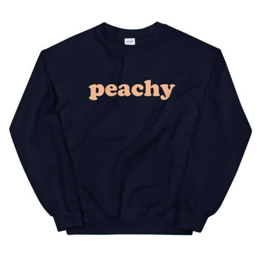 peachy sweatshirt