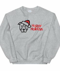 happy holidays sweatshirt