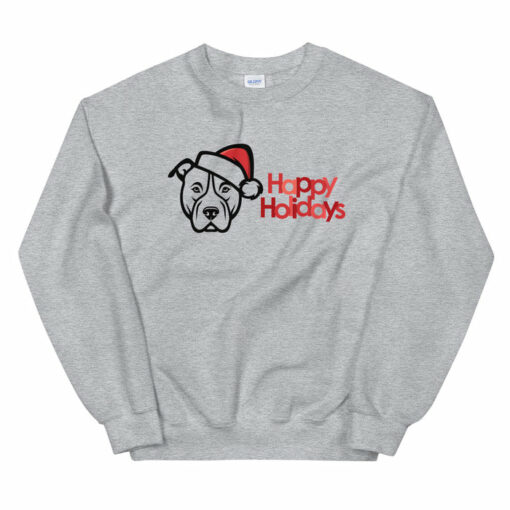 happy holidays sweatshirt