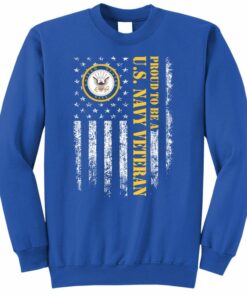 navy military sweatshirt