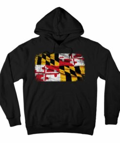 maryland flag hoodie