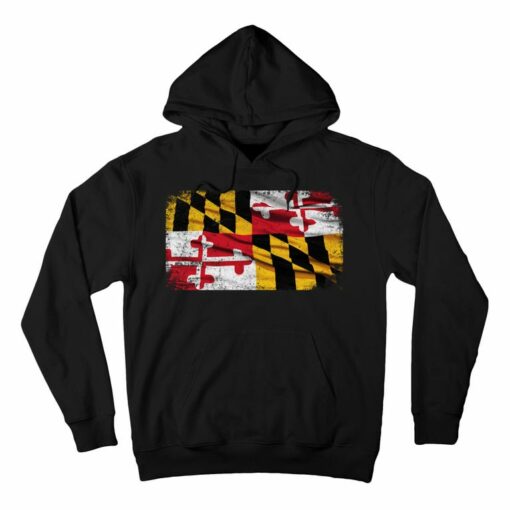 maryland flag hoodie