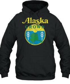 tie dye alaska grown hoodie